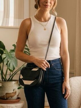 Coach Shadow Crossbody Bag in Pieced Leather